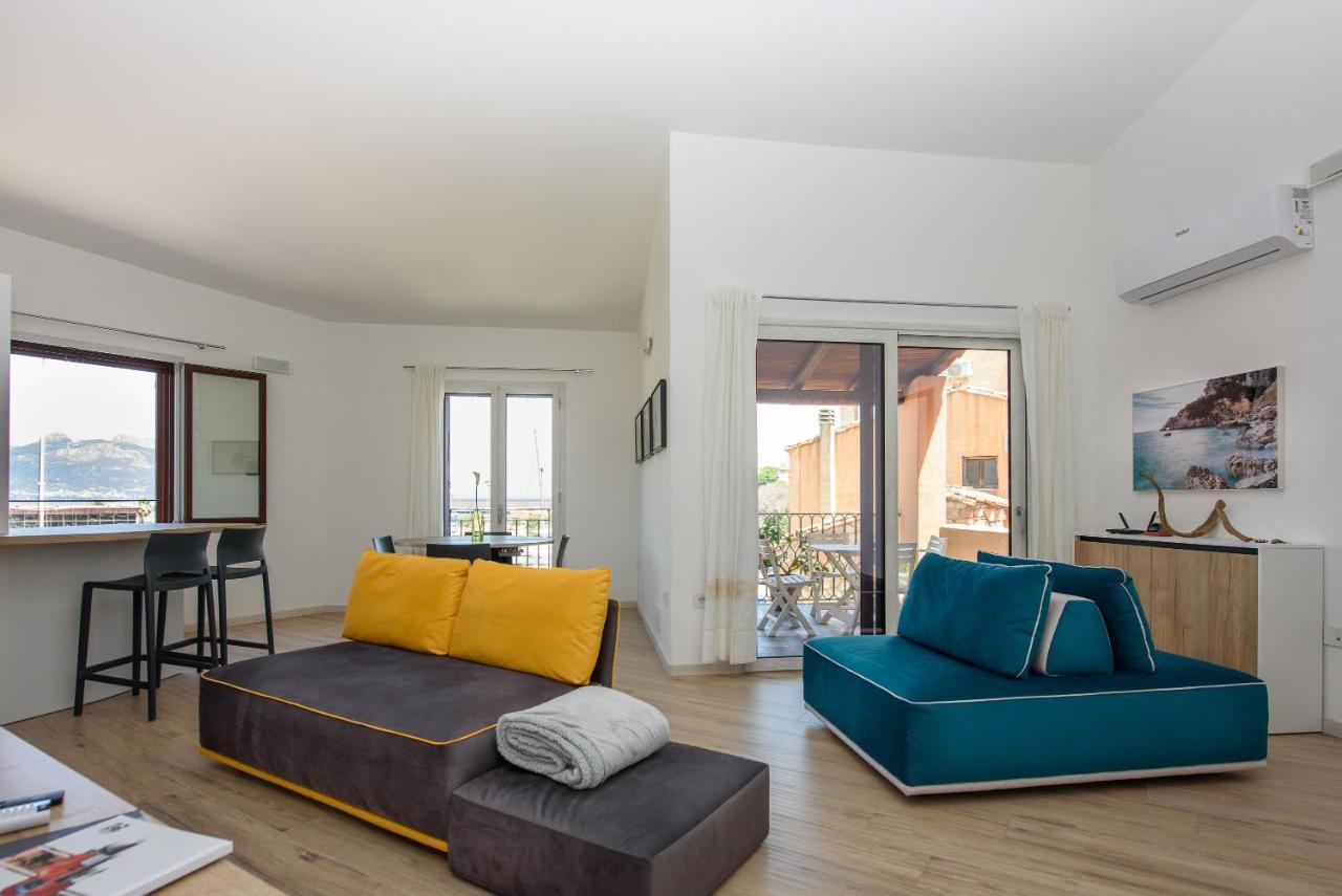 Апартаменти Loft Lungomare Vista Mare E Monti Арбатакс Екстер'єр фото